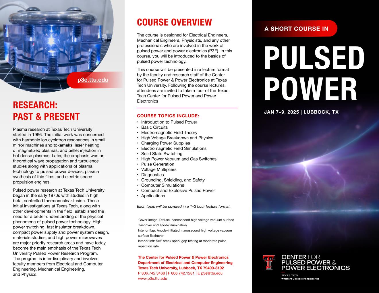 Pulsed Power 2025 Short Course